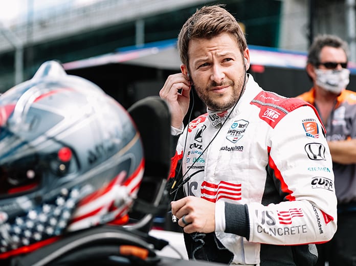 Marco Andretti backed up his pole-winning run Sunday by also setting the fastest lap in Indianapolis 500 practice. (IndyCar Photo)