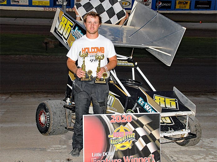 Tanner Johnson earned two victories at Little DCRP Sunday evening.