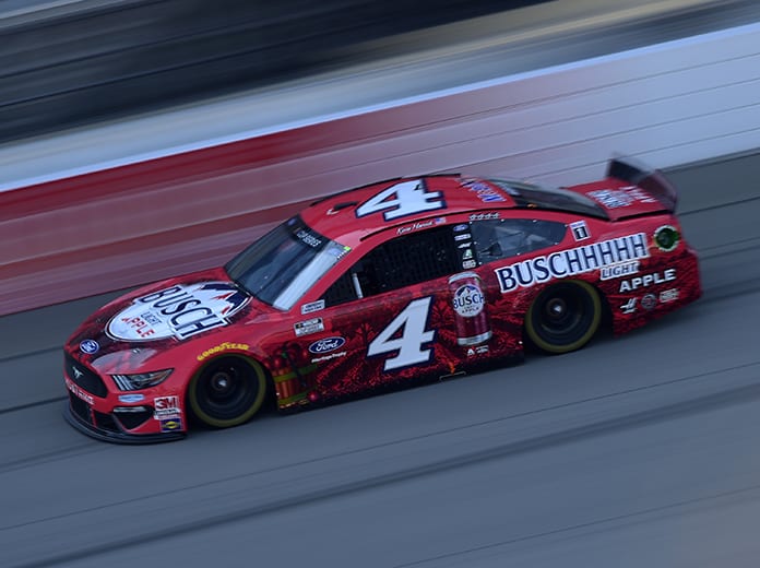 Kevin Harvick raced to his fifth NASCAR Cup Series triumph of the season Saturday at Michigan Int'l Speedway. (Jared C. Tilton/Getty Images Photo)