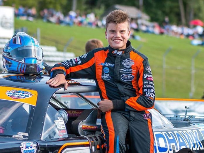 Treyten Lapcevich will drive in place of Alex Tagliani during Saturday's NASCAR Pinty's Series event at Sunset Speedway.