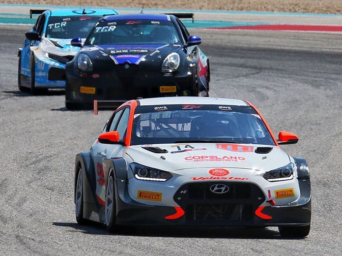 Tyler Maxson was again unbeatable in TCR action Friday at Circuit of the Americas.