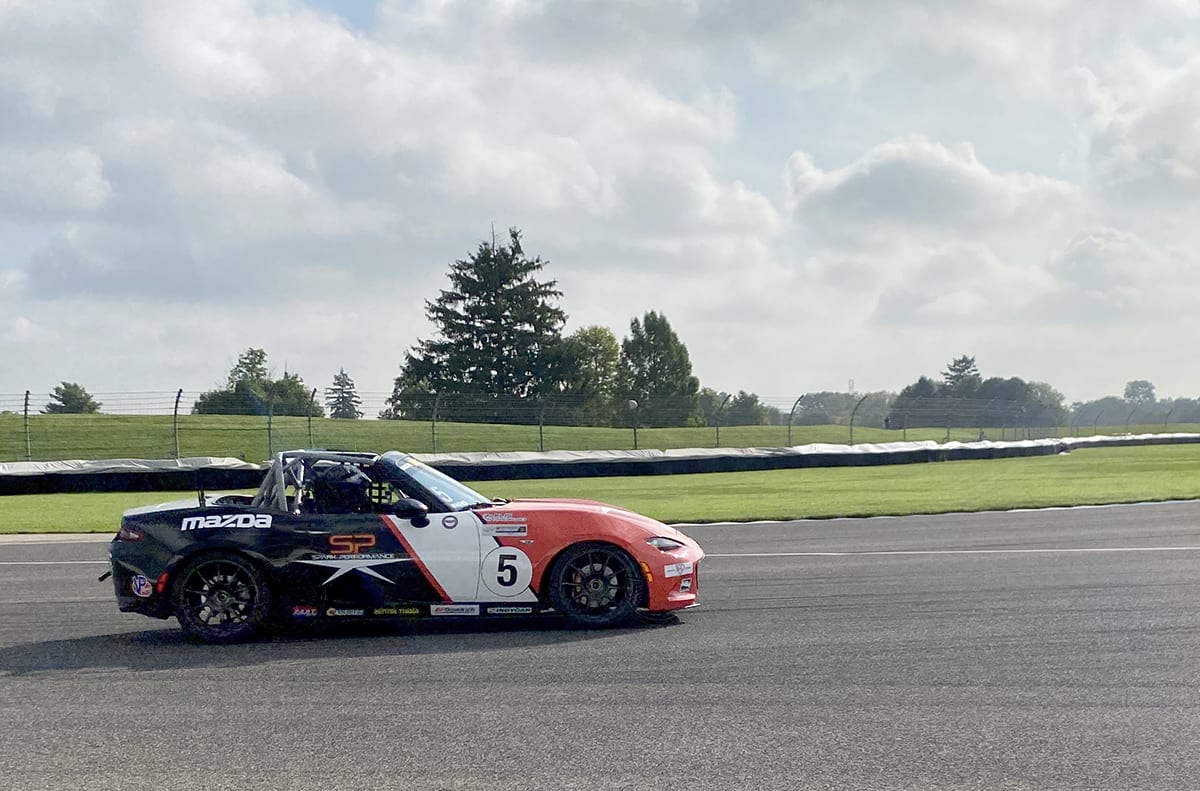 Gresham Wagner was fastest in Battery Tender Global Mazda MX-5 Cup presented by BFGoodrich Tires qualifying Thursday at the Indianapolis Motor Speedway road course.