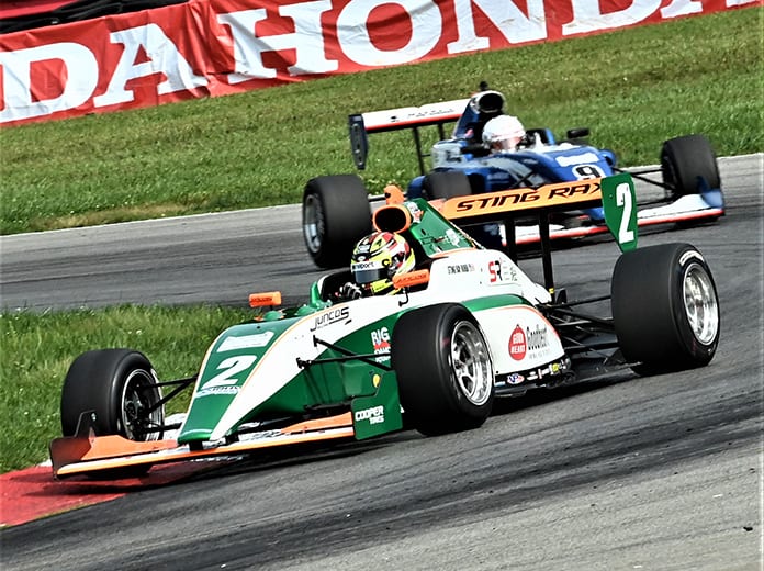 Sting Ray Robb earned his fifth Indy Pro 2000 victory of the season Saturday at the Mid-Ohio Sports Car Course. (Al Steinberg Photo)