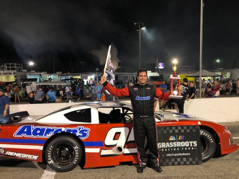 Sam Yarbrough was the winner in racing's return to Florence Motor Speedway.