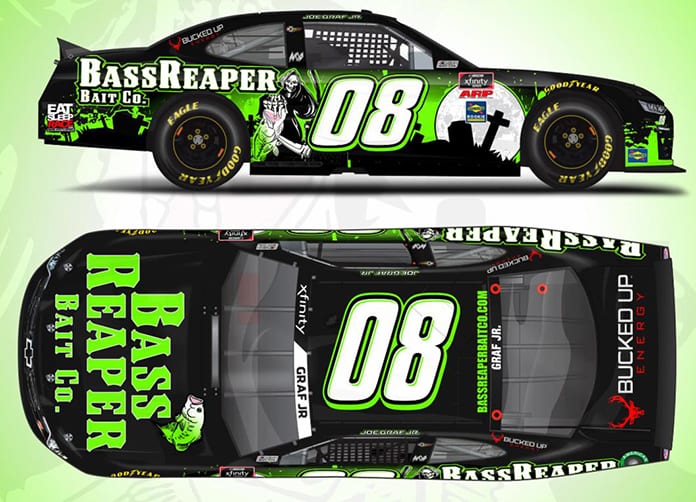BassReaper Bait Co. will support Joe Graf Jr. at Texas Motor Speedway in October.