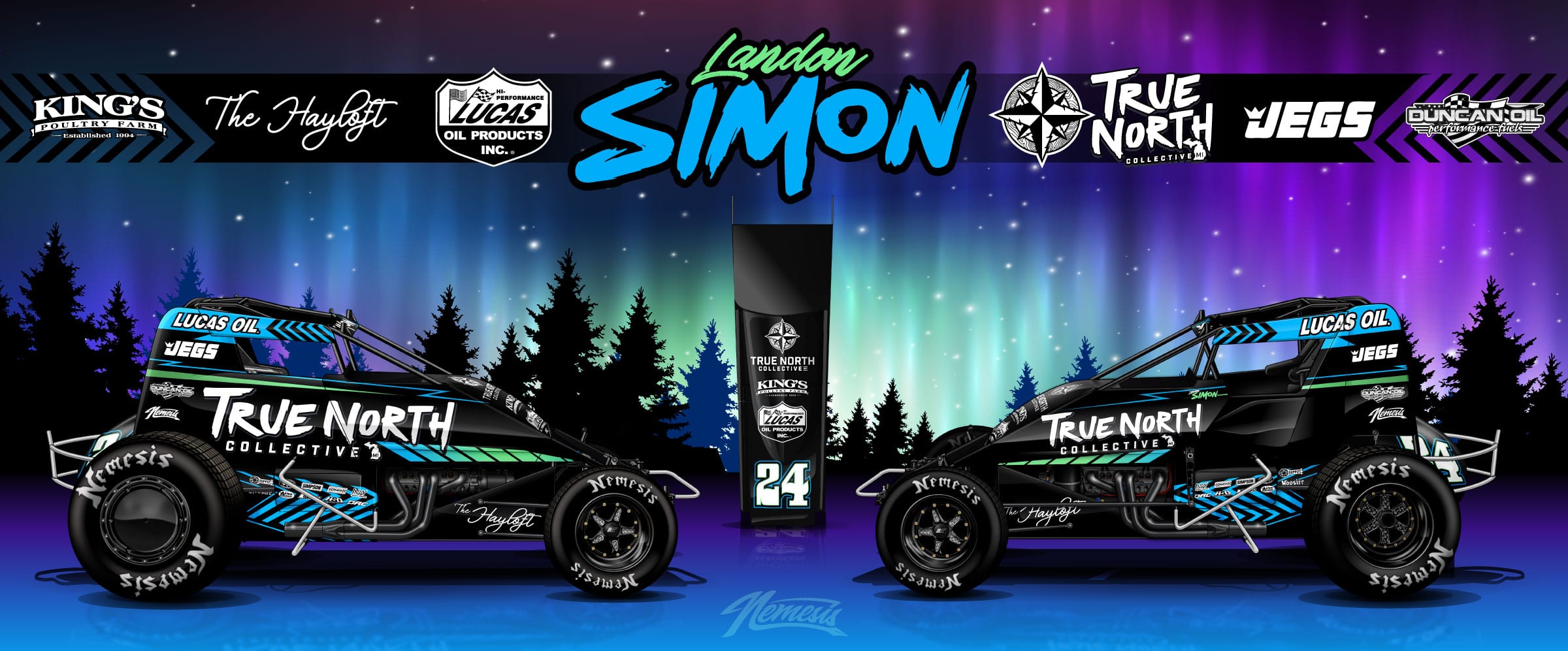 Landon Simon has inked an agreement with the True North Collective that runs through 2021.