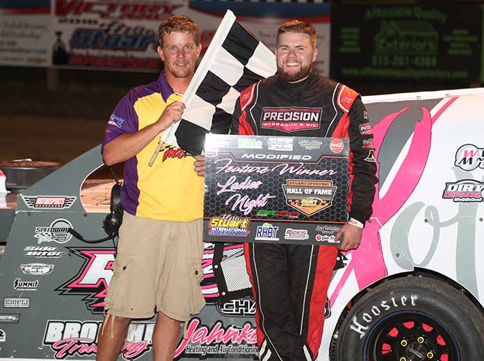 Tom Berry Jr. has visited victory lane more than 15 times this year as he prepares for the IMCA Speedway Motors Super Nationals. (Jeff Zimmerline Photo)