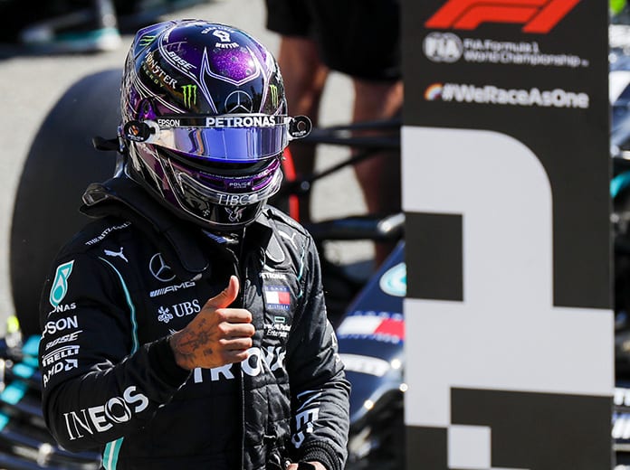 Lewis Hamilton claimed the pole for Sunday's Italian Grand Prix. (LAT Images Photo)