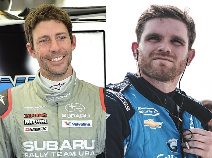 Travis Pastrana (left) and Conor Daly (right) have joined Niece Motorsports for the upcoming NASCAR Gander RV & Outdoors Truck Series event at Las Vegas Motor Speedway.