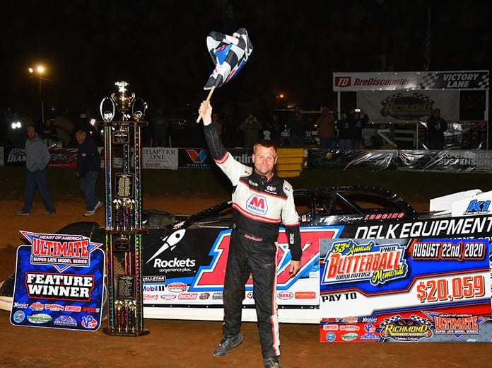 Mike Marlar earned more than $20,000 for his victory in the Butterball Woolridge Memorial Saturday at Richmond Raceway.