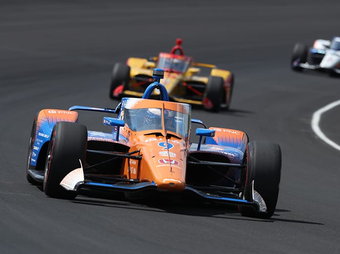 Scott Dixon will be one of a handful of NTT IndyCar Series drivers testing on the Indianapolis Motor Speedway oval later this week. (IndyCar Photo)