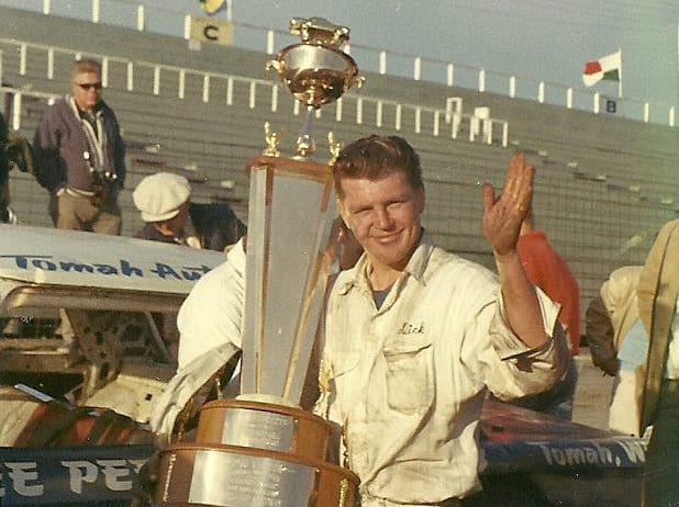 Dick Trickle was the winner of the inaugural National Short Track Championships 200 at Illinois’ Rockford Speedway in 1966. (Stan Kalwasinski Collection)