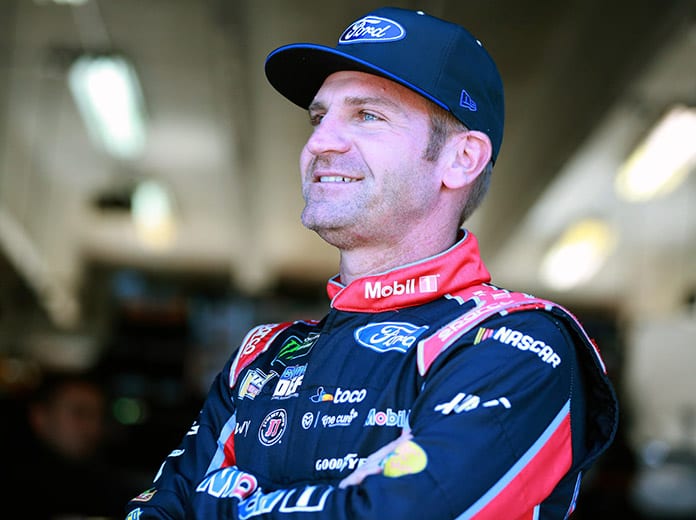 For Clint Bowyer, it was important to find a way to remain involved in NASCAR. He found that by becoming a broadcaster with FOX Sports. (Sean Gardner/Getty Images Photo)