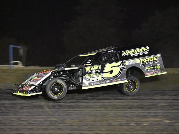 Cody Laney topped the Merced Speedway Dirt Nationals on Saturday night. (Joe Shivak Photo)