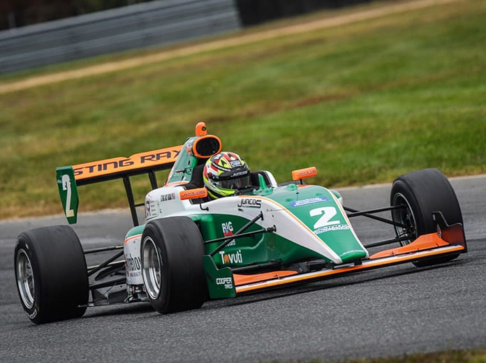 Sting Ray Robb clinched the Indy Pro 2000 championship on Sunday at New Jersey Motorsports Park.