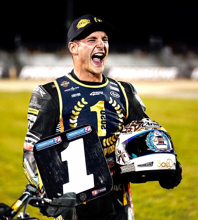 James Rispoli secured the AFT Production Twins championship on Friday at Daytona Int'l Speedway.