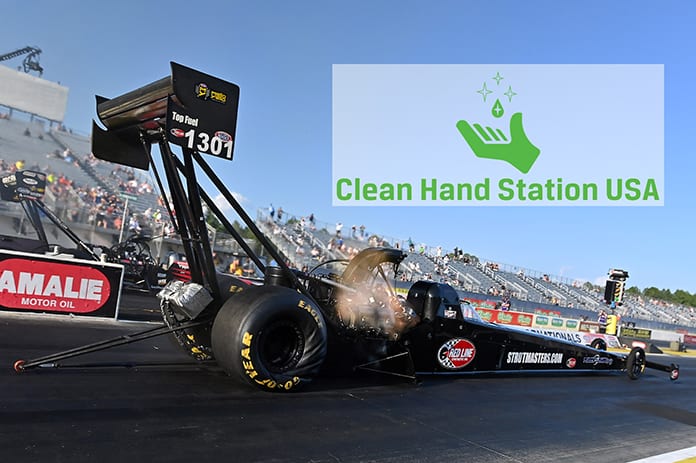 Clean Hand Station will sponsor Foley Lewis Racing during the NHRA SpringNationals.