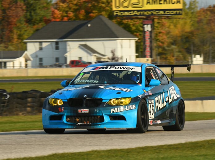 Mark Boden on his way to victory in the Touring 1 race during the SCCA National Championship Runoffs at Road America.