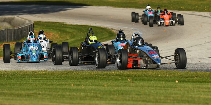 Tim Kautz came out on top during Saturday's Formula F National Championship race at Road America.
