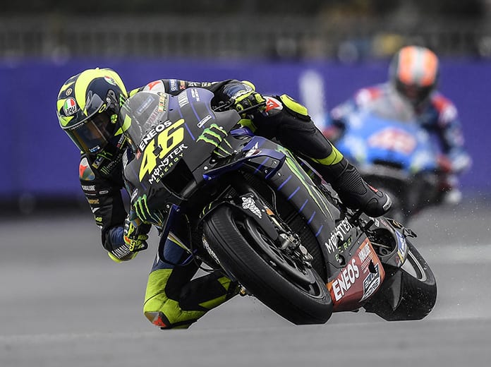 Valentino Rossi has tested positive for COVID-19. (Yamaha Photo)