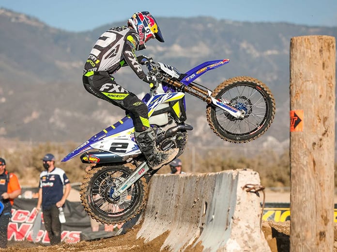 Cody Webb earned his first GEICO AMA EnduroCross victory on Monday in California.