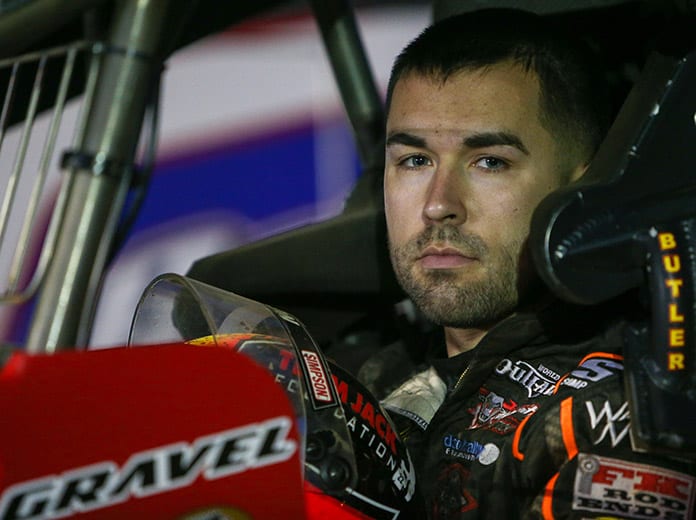 David Gravel is set to contest the full World of Outlaws NOS Energy Drink Sprint Car Series title next year, but he still hopes to work out an opportunity to race in NASCAR. (Adam Fenwick Photo)