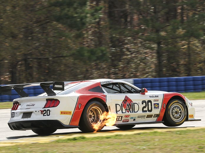 Chris Dyson ended the Trans-Am Series season on a winning note Sunday at Michelin Raceway Road Atlanta.