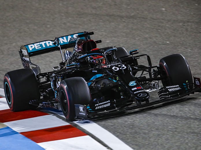 George Russell was fastest in both Formula One practice sessions Friday at the Bahrain Int'l Circuit. (LAT Images Photo)