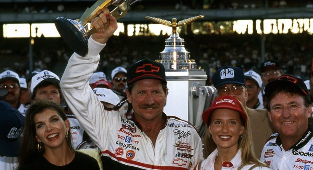 1995 Brickyard 400 winner Dale Earnhardt. (NASCAR Photo)