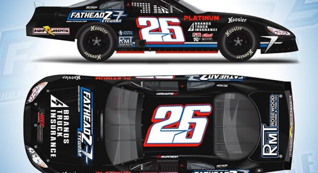 Kody Swanson will drive the Team Platinum No. 26 during the World Series of Asphalt Stock Car Racing at New Smyrna Speedway.