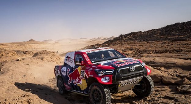 Nasser Al-Attiyah won another Dakar Rally stage on Tuesday. (Red Bull Photo)