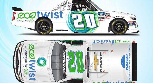 EcoTwist will sponsor Spencer Boyd in select NASCAR Camping World Truck Series races this year.