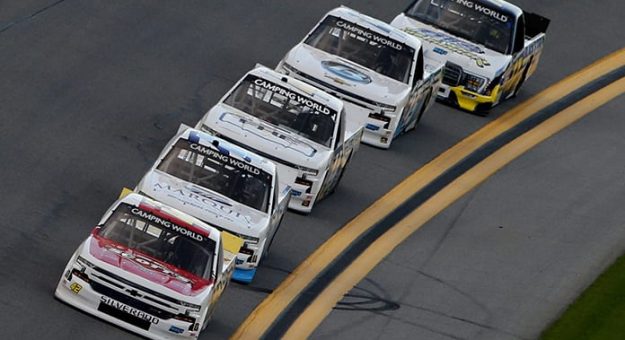 Camping World will offer NASCAR Camping World Truck Series competitors a bevy of bonuses this year. (NASCAR/Getty Images Photo)