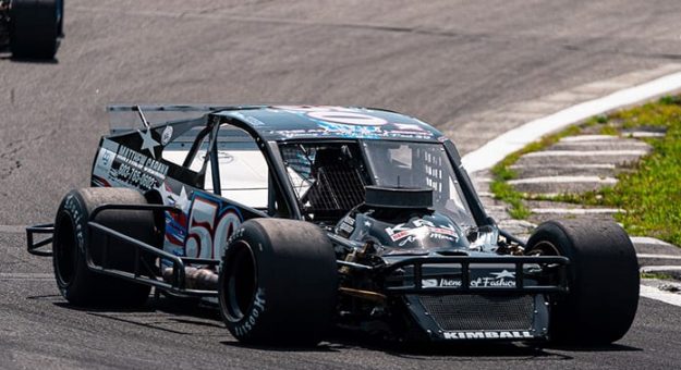 Matt Kimball is hoping to broaden his horizons by competing in the Tri Track Open Modified Series this year. (Tom Morris Photo)