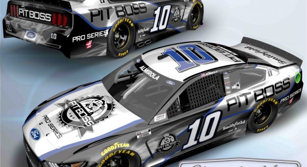 Pit Boss Grills will sponsor Aric Almirola and Stewart-Haas Racing this year.