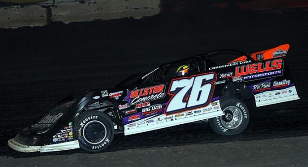 Brandon Overton, shown here in January, won Sunday's March Madness feature at Cherokee Speedway. (Jim Denhamer Photo)