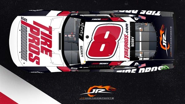 Tire Pros will sponsor the No. 8 JR Motorsports Chevrolet in six NASCAR Xfinity Series races.