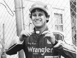 Ricky Rudd taped open his eyes following a violent crash at Daytona Int'l Speedway in 1984. He went on to win at Richmond Raceway two weeks later.