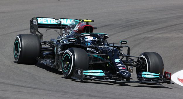 Valtteri Bottas was fastest overall during practice for the Portuguese Grand Prix. (Mercedes Photo)