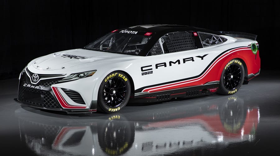 CONCORD, NORTH CAROLINA - APRIL 22: The 2022 NASCAR Next Gen Toyota Camry is previewed at NASCAR R&D Center on April 22, 2021 in Concord, North Carolina. (Photo by Jared C. Tilton/Getty Images) | Getty Images