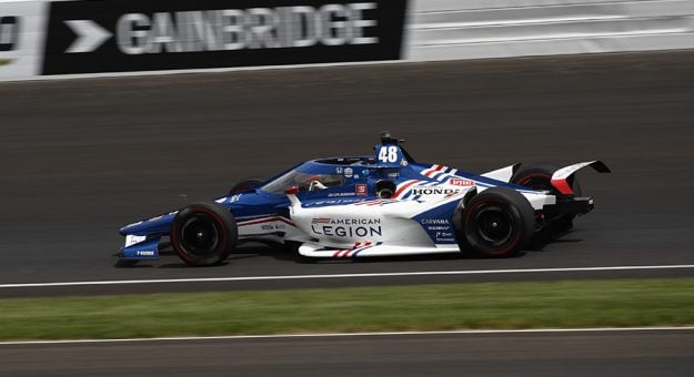 Tony Kanaan set the fastest time in Thursday's Indianapolis 500 practice. (IndyCar Photo)