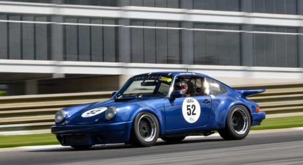 Yves Scemama went two-for-two during the HSR Barber Historics.