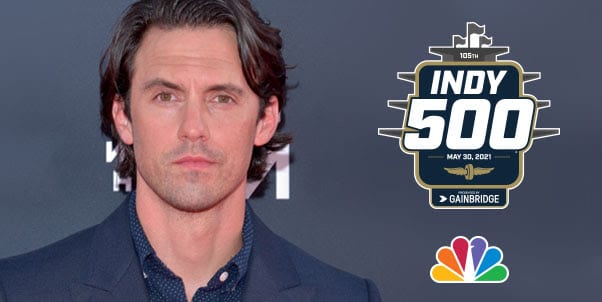 Milo Ventimiglia will be the honorary starter for the Indianapolis 500.