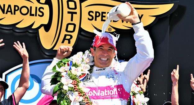 Helio Castroneves won his fourth Indianapolis 500 Sunday at Indianapolis Motor Speedway. (Al Steinberg Photo)