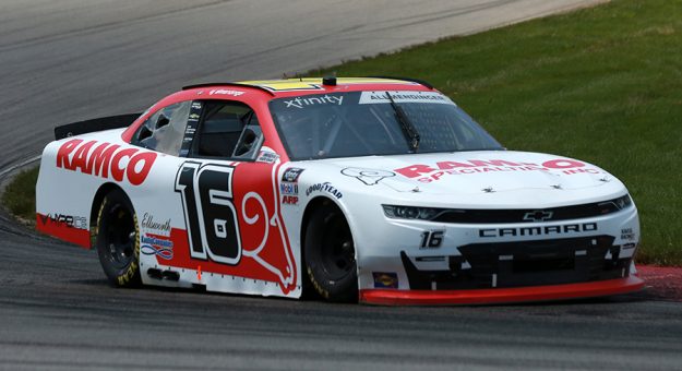A.J. Allmendinger earned his second NASCAR Xfinity Series victory of the season Saturday at the Mid-Ohio Sports Car Course. (Sean Gardner/Getty Images Photo)