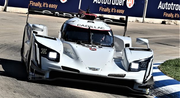 Kevin Magnussen piloted the No. 01 Chip Ganassi Racing Cadillac DPi-V.R. to his first IMSA pole on Friday. (Al Steinberg Photo)