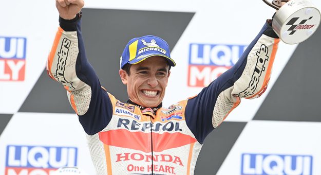 Marc Marquez won Sunday's MotoGP event in Germany. (Red Bull Photo)