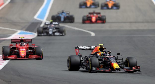 Track limits have been a major topic of discussion among Formula One teams and drivers this season. (Clive Rose/Getty Images Photo)