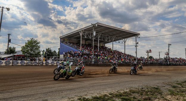 Stars of Progressive American Flat Track will return to action during the Lima Half-Mile this weekend.