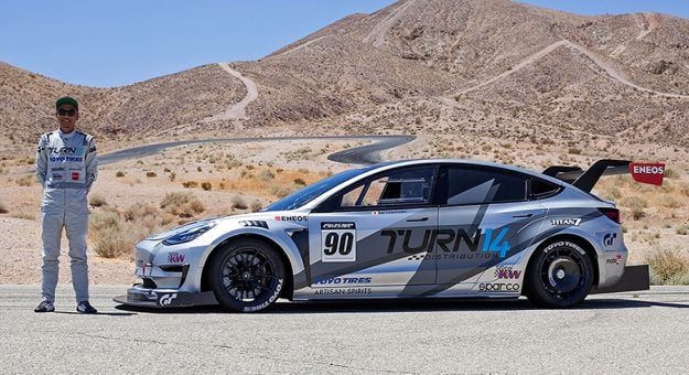 ENEOS and Evasive Motorsports are heading back to Pikes Peak with a modified Tesla.
